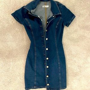 Zara denim dress xs